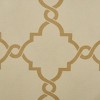 Fretwork Print Grommet Top Window Valance Beige/Gold 50x18in - 4 of 4