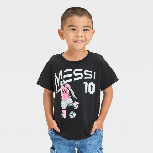 Toddler Boys Messi T Shirt Black 12M