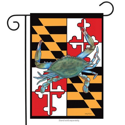 Briarwood Lane Maryland Crabs Summer Garden Flag - Thumbnail 4