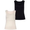 Women's 2 Pk Sweetheart Tank Tops - LASCANA - 4 of 4