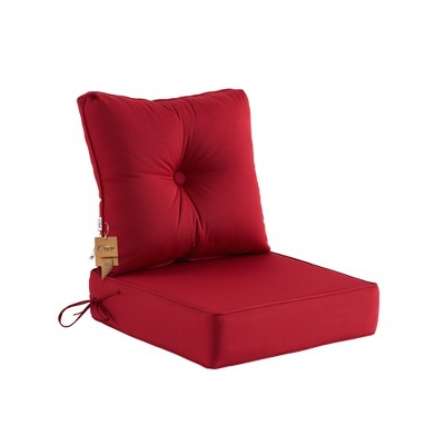 ARTPLAN Deep Seat Pillow and High Back Chair Cushions Outdoor Water Repellent Replacement Patio Seating Cushions