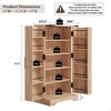 SinCiDo Pantry Cabinet, Kitchen Pantry Storage Cabinet, with Organizer and Adjustable Shelves, Bathroom Storage Cabinet, for Kitchen - 3 of 4