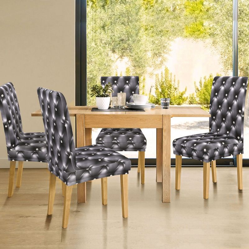 PiccoCasa Stretch Washable Chair Cover for Dining Room 1 Pc, 2 of 4