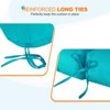 EAGLE PEAK Tufted Outdoor/Indoor Seat/Back Chair Cushions, Set of 2, 42'' x 21'' - 2 of 4