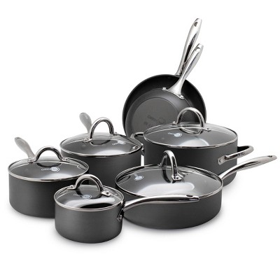 Greenpan Studio 12pc Cookware Set - Black : Target