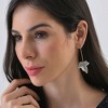 SOHI Women's Leaf Drop Earrings - 3 of 3