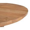 Treasure Trove Accents Lancaster Dining Table 2 Cartons Lancaster Natural: 54" Round Mango Wood, Seats 6 - 4 of 4