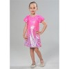 2Bunnies Girls' Candy Shimmer Sequin Puff Sleeve Dress - 4 of 4