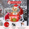 8FT Gingerbread Man Christmas Inflatables, Christmas Inflatables Outdoor Decorations - 2 of 4