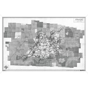 Trends International Netflix Stranger Things: Season 5 (2025) - Hawkins Map Framed Wall Poster Prints - 1 of 4