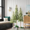 4' Pre-Lit LED Downswept Alpine Balsam Mini Artificial Christmas Tree Warm White Dew Drop Lights - Wondershop™ - image 2 of 4