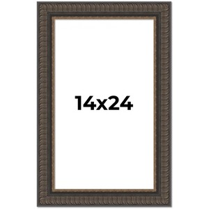 PosterPalooza | Museum Brown Picture Frame - UV Acrylic, Foam Board Backing, Hanging Hardware - 1 of 4