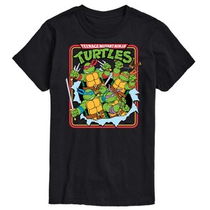 Men's - Teenage Mutant Ninja Turtles - Group Action Burst Short Sleeve Graphic T-Shirt - 1 of 4