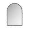 Sapphtopaz Retro Full Length Mirror with Matel Frame Hanging Wall Mounted Mirror Wall Decor Full Body Mirror for Living Room, Bedroom - 4 of 4