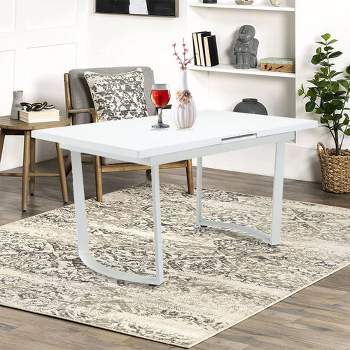 Palton 60-72" Dining Tables High Gloss White - Acme Furniture