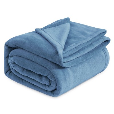 Bedsure | Flannel Blanket Solid 280GSM Soft Fuzzy Plush  Bed Blanket