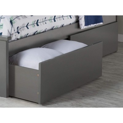 AFI Furnishings Urban Bed Drawers Twin-Full Grey
