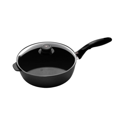 Anolon X Hybrid 3.5qt Nonstick Induction Saute Pan With Lid Super Dark Gray  : Target