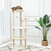 Multi-Level Cat Tree, Cat Tower Durable Sisal-Covered Scratching Posts,Cozy Caves,Condo,Dangling Ball,Jumping Platform for Cats Play &Sleep,Pet House - 2 of 4