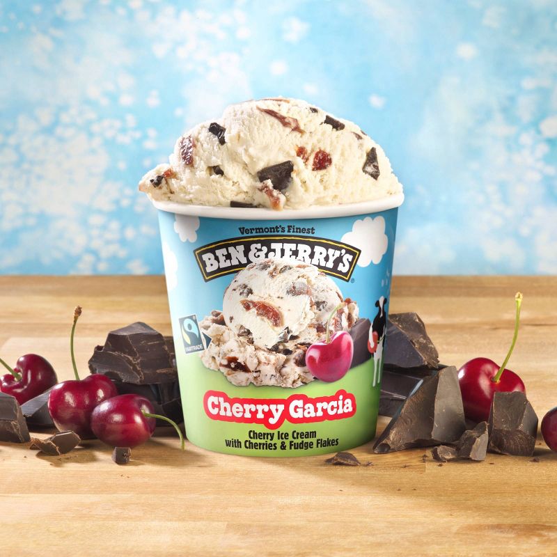 Ben & Jerry's Cherry Garcia Ice Cream - 16oz, 6 of 8