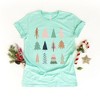 Simply Sage Market Women's Christmas Tree Chart Short Sleeve Graphic Tee - 3 of 3