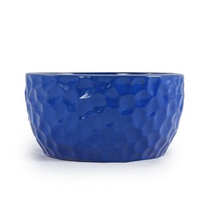 SpassWay 15" Dia Outdoor Indoor Ceramic Planter Pot Decorative Planter with Drainage Hole Patio Flower Pot - 1 of 4