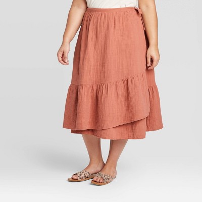 women's plus size casual skirts