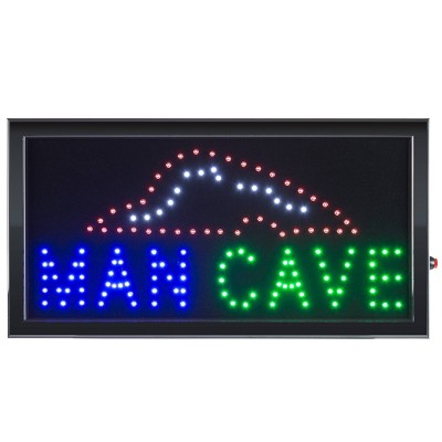 19"X10" Neon LED Sign with Animation MAN CAVE - Trademark Global