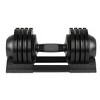 52LBS Steel Adjustable Dumbbell with Tray, Adjustable Weights Dumbbells with Anti-Slide Handle Full-Body Workout for Home Training for Arms Shoulders - 2 of 4