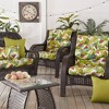 Kensington Garden 2pc 24"x22" Outdoor Seat and Back Chair Cushion Set - 4 of 4