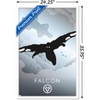 Trends International Marvel Heroic Silhouette - Falcon Framed Wall Poster Prints - 3 of 4