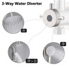PAGED Shower Head with Handheld Wall Mounted Round Shower Heads with Pressure Balancing Valve for Bathroom - 4 of 4