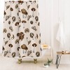 Wild Forest Mushrooms Shower Curtain - Deny Designs: Polyester, Machine Washable, Non-Woven Fabric, Ring Top - 2 of 2