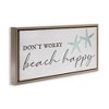 Stupell Industries Don't Worry Beach Happy, 31" x 14" - 3 of 4