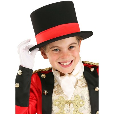 HalloweenCostumes.com Pop Up Kid's Top Hat, Black/Red