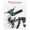 VEVOR Mountain Bike, 29-inch MTB Bicycle with Front Suspension, 21-Speed ​​SHIMANO Twist Shifter, Dual Disc Brakes, Aluminum Alloy Frame,Black - 4 of 4