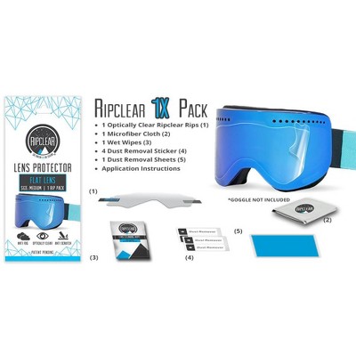Ripclear Flat ( Cylindrical ) Lens Protector X1 Pack