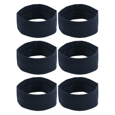 Unique Bargains Stretchy Soft Sweat Wicking Yoga Headband Sweatband For Men  Women 1 Pcs Dark Blue : Target