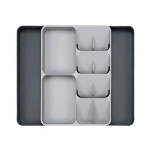 LunaLulinlk Silverware Drawer Organizer, Expandable Utensil Organizer for Kitchen Drawers, Adjustable Cutlery, Compact Drawer Divider - 1 of 4