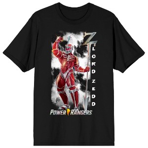 Power Rangers Lord Zedd Crew Neck Short Sleeve Men's Black T-shirt - 1 of 2
