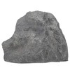 Gardenised Decorative Outdoor Weather-Resistant Artistic Artificial Faux Stone Rock, Garden Patio Granite Grey Fiberglass Stone - 4 of 4