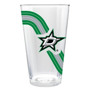 NHL Dallas Stars Retro Wave Pint Glass - 16oz - 1 of 3