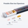 ONE PIX Weekly Pill Organizer 7 Day, Arthritis-Friendly Travel Pill Case, Pill Holder for Vitamins, Supplements, Medicine Pill Organizer - 2 of 4