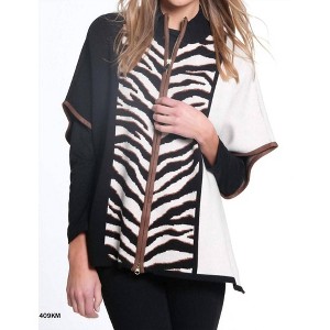 Women's Zip Front Pullover - Multiples - 1 of 3