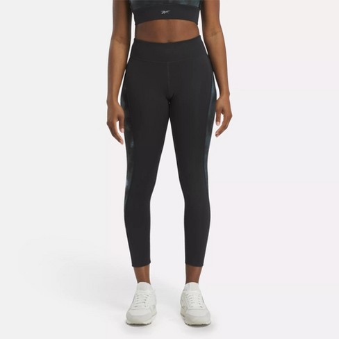 Reebok Running Allover Print Leggings S Night Black : Target