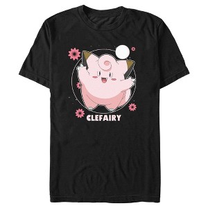 Men's Pokemon Clefairy Moonlit Dance T-Shirt - 1 of 4