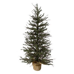 Northlight 3' Unlit Artificial Christmas Tree Warsaw Twig in Burlap Base - 1 of 4