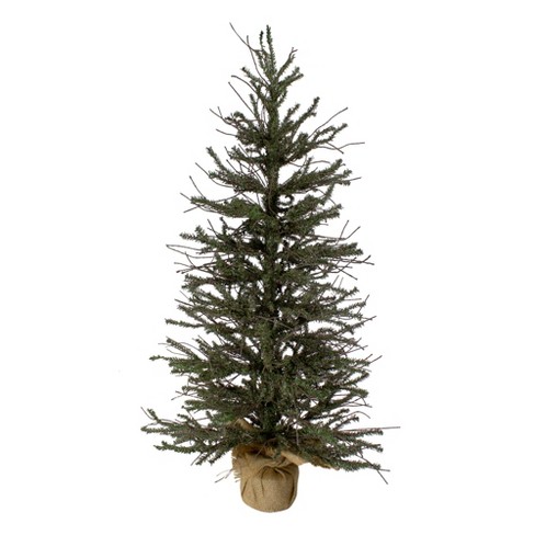 Northlight 3' Unlit Artificial Christmas Tree Warsaw Twig In Burlap ...