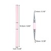 Unique Bargains Home DIY Manicure Double Ended Nail Art Brush Pink 1 Pc - 4 of 4