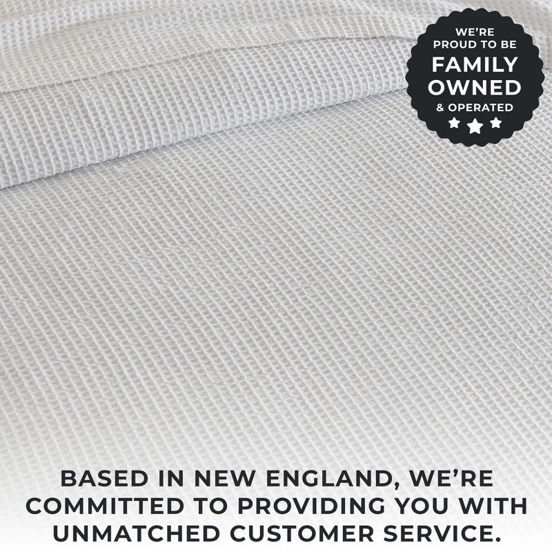 Cotton Super Soft All-Season Waffle Weave Knit Blanket - Great Bay Home, 4 of 7